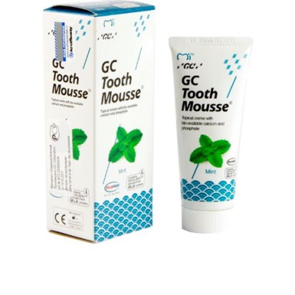 Тусс Мусс / Tooth Mousse (Мята) - мусс для реминерализации и снижения чувствительности зубов (40г), GC Corporation, Япония