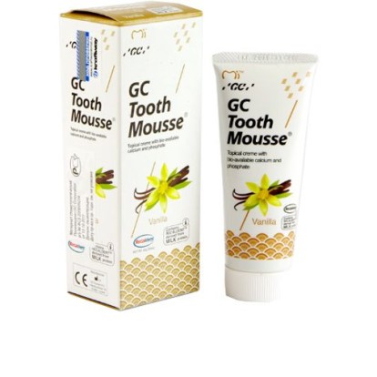 Тусс Мусс / Tooth Mousse (Ваниль) - мусс для реминерализации и снижения чувствительности зубов (40г), GC Corporation, Япония