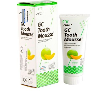 Тусс Мусс / Tooth Mousse (Дыня) - мусс для реминерализации и снижения чувствительности зубов (40г), GC Corporation, Япония